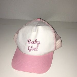 Light Pink Baby Girl Embroidered Baseball Cap